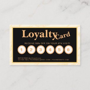 Loyaly Card Chic Makeup Artist Hair Salon Visitenkarte