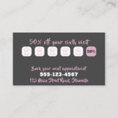 Loyaly Card Pet Care Pflegedienst Visitenkarte (Rückseite)