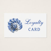 Loyekarte für das Blue Seashell Logo (Vorderseite)