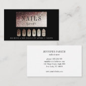 LoyŌ 5 Nails Artist Silver Rust Visitenkarte (Vorne/Hinten)