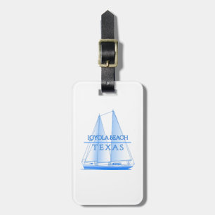 Loyola Beach Coastal Nautical Segelschiff Gepäckanhänger