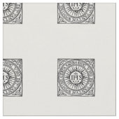 Loyola Christogram Stoff (Nahaufnahme)