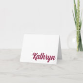 Loyola University Chicago Personalisierte Note Car Dankeskarte (Vorderseite)