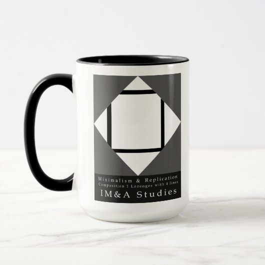 Lozenges mit 4 Linien Tasse (Links)