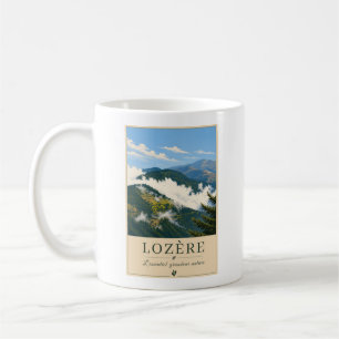 Lozère – Berge Wolken – Vintage Tasse
