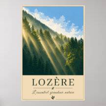 Lozère – Sonnenschein – Vintage Reiseposter
