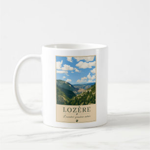 Lozère – Täler – Vintage-Tasse Kaffeetasse