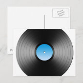 LP-Datensatz Postkarte (Vorne/Hinten)