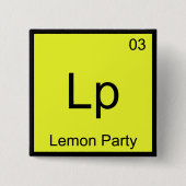 LP - Lemon Party Chemistry Element Symbol Meme T-S Button (Vorderseite)