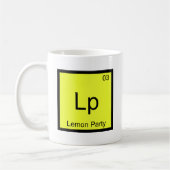 LP - Lemon Party Chemistry Element Symbol Meme T-S Kaffeetasse (Links)