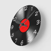 "LP Record"-Wanduhren Runde Wanduhr (Winkel)