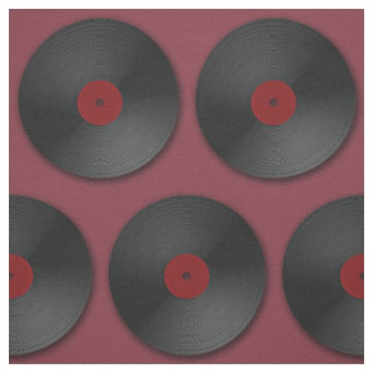 LP-Schallplatten-Muster Stoff (Muster)