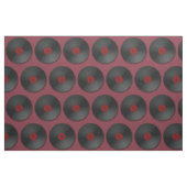 LP-Schallplatten-Muster Stoff (Fat Quarter (45,7 x 55,9 cm))