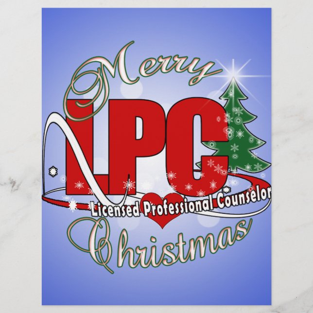 LPC CHRISTMAS Lizenzierter Beruflicher Berater (Vorderseite)