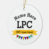 LPC-Geschenk Lizenzierter Beruflicher Berater Keramik Ornament (Links)