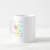 LPC Life Alles ist fein farbig Kaffeetasse (Vorderseite Links)
