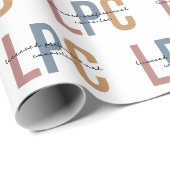 LPC lizenzierter Beruflicher Berater Geschenkpapier (Rolleneckpunkt)
