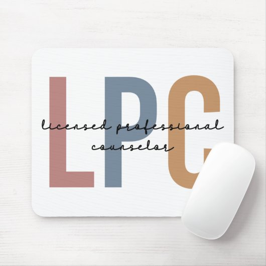 LPC lizenzierter Beruflicher Berater Mousepad (Mit Mouse)