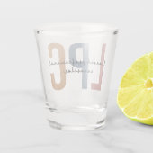 LPC lizenzierter Beruflicher Berater Schnapsglas (Rückseite)
