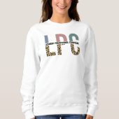 LPC lizenzierter Beruflicher Berater Sweatshirt (Vorderseite)