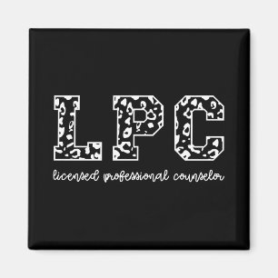 LPC lizenzierter Beruflicher Counselor Leopard Pri Magnet