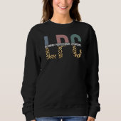 LPC-lizenziertes Berufliches Counselor-Geschenk Sweatshirt (Vorderseite)
