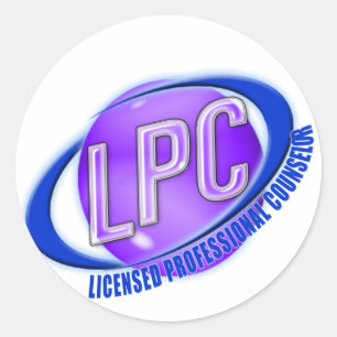 LPC SWOOSH LOGO LIZENZIERTER BERUFLICHER ANWENDER RUNDER AUFKLEBER