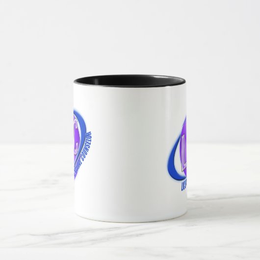 LPCswoosh-LOGO GENEHMIGTER BERUFLICHER RATGEBER Tasse (Zentrum)