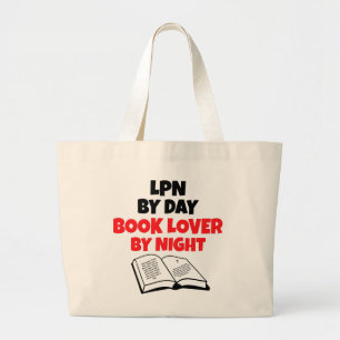 LPN Book Lover Jumbo Stoffbeutel