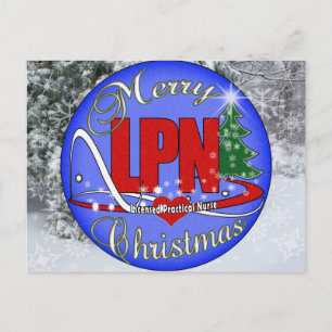 LPN CHRISTMAS NUR LIZENZLIZENZIERTE PRAKTISCHE KRA FEIERTAGSPOSTKARTE