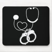 Lpn Correctional Nurse Nursing Stethoscope Officer Mousepad (Vorne)