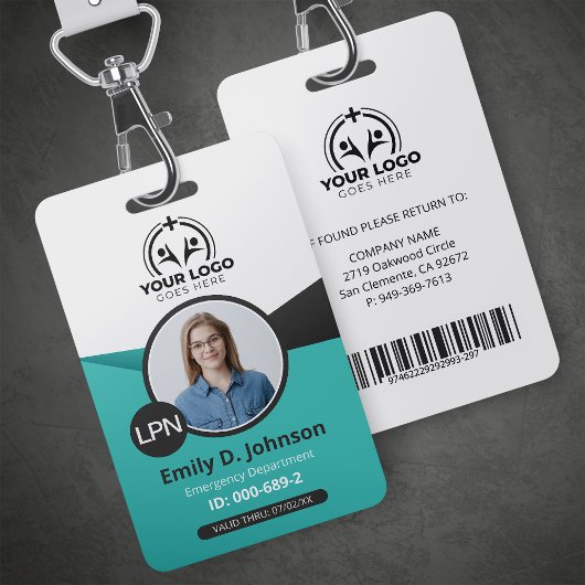 LPN Foto Barcode Medical Ausweis
