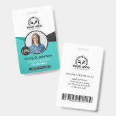 LPN Foto Barcode Medical Ausweis (Vorder- & Rückseite)