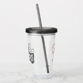 LPN I Liebe Nursing Acrylic Tumbler Acryltrinkbecher (Links)