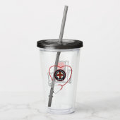 LPN I Liebe Nursing Acrylic Tumbler Acryltrinkbecher (Rückseite)