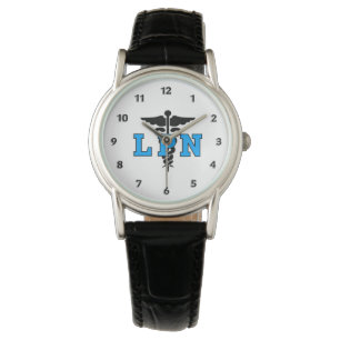 LPN Krankenmedizinisches Symbol Armbanduhr