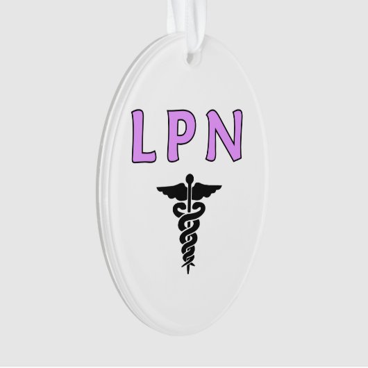 LPN Krankenpflege Ornament (Vorderseite)