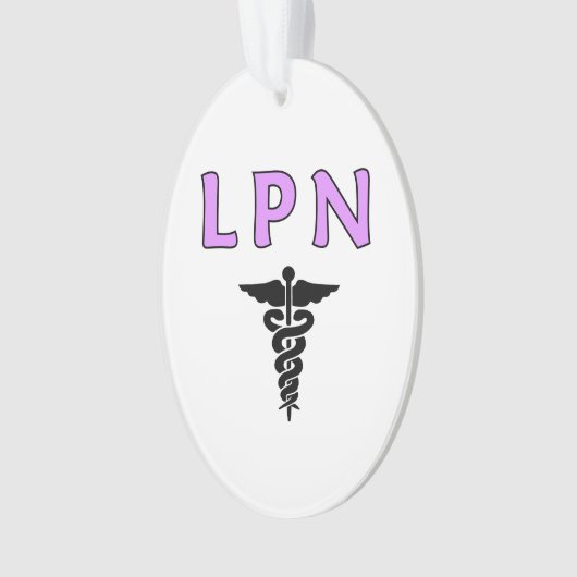LPN Krankenpflege Ornament (Vorderseite)