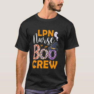 LPN-Krankenschwester Boo Crew Spuk Boo Geist Hallo T-Shirt
