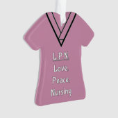 LPN Krankenschwester scheuert Verzierung Ornament (Vorderseite)