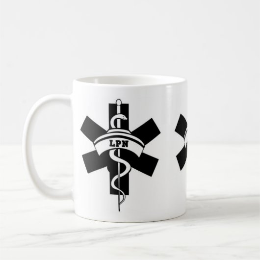 LPN Krankenschwestern Kaffeetasse (Links)