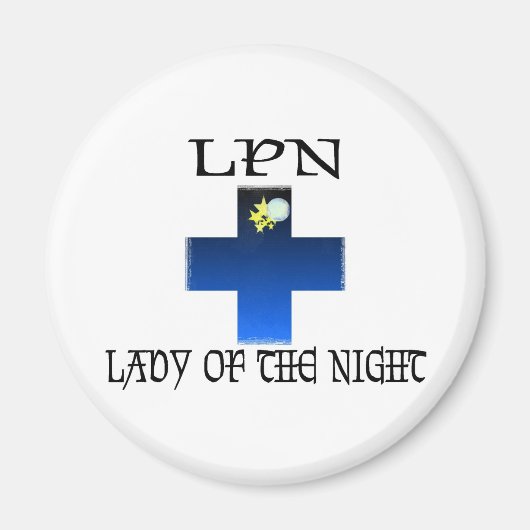 LPN-Lady der Nacht Magnet (Vorne)
