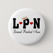 LPN lizenzierte Krankenversicherung Button (Vorderseite)