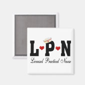 LPN lizenzierte Krankenversicherung Magnet (Vorderseite/Rückseite)