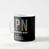 LPN - lizenzierte Krankenversicherung Personalisie Kaffeetasse (Vorderseite Links)