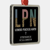 LPN - lizenzierte Krankenversicherung Personalisie Ornament Aus Metall (Rechts)