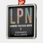 LPN - lizenzierte Krankenversicherung Personalisie Ornament Aus Metall (Links)