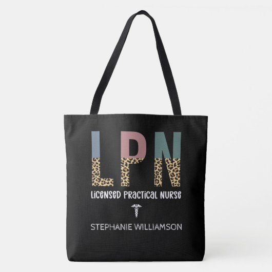 LPN - lizenzierte Krankenversicherung Personalisie Tasche (Vorderseite)