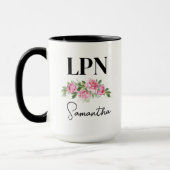 LPN lizenzierte Praktische Krankenschwester Kranke Tasse (Links)