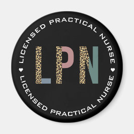 LPN Lizenzierte, praktische Krankenschwester Leopa Magnet